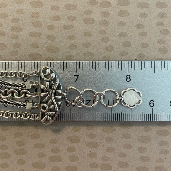 Silpada Cubic Zirconia Sterling Silver ‘CAVALIER’ Bracelet B2711 - Picture 17 of 17